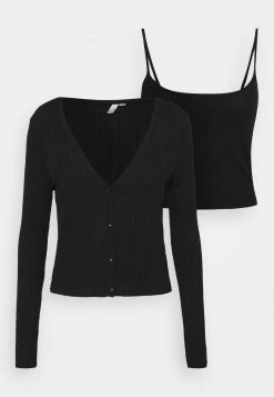 Nly By Nelly CARDIGAN SET - Top - Black, Damen 19 Nly By Nelly CARDIGAN SET - Top - Black, Damen -Nly by Nelly Verkaufsladen 96aa64dd660144b5a34d7071e6ed14a1