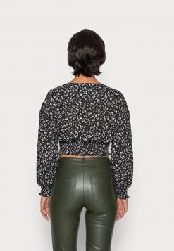 Nly By Nelly SMOCKED WAIST BLOUSE - Bluse - Flower, Damen -Nly by Nelly Verkaufsladen 988957752d1746ee92a310863a0b416b