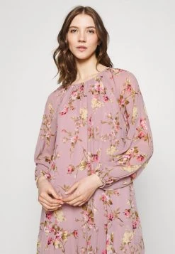 Nly By Nelly VOLUME FLORAL GOWN - Freizeitkleid - Rose, Damen -Nly by Nelly Verkaufsladen 98a8e0e28d634b108d3155154b9ae993