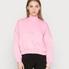 Nly By Nelly SPORTY HALF ZIP - Sweatshirt - Pink, Damen