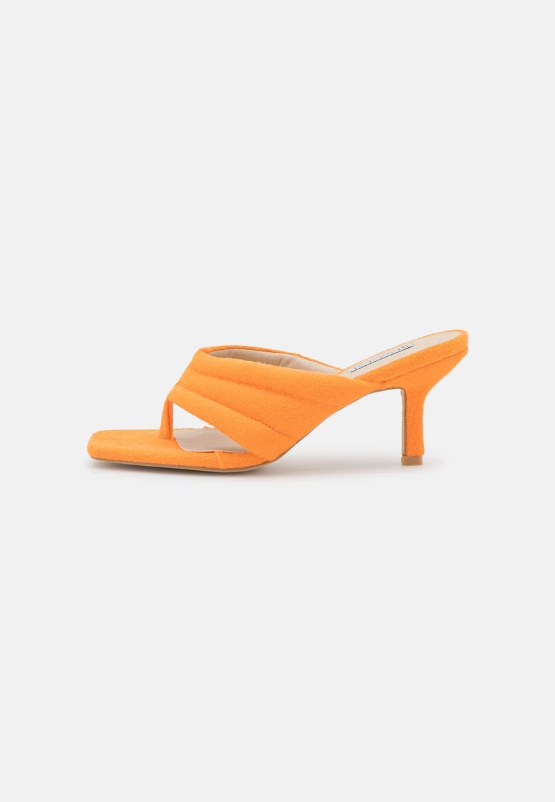 Nly By Nelly DREAM THONG HEEL - Pantolette Hoch - Orange, Damen 4 Nly By Nelly DREAM THONG HEEL - Pantolette Hoch - Orange, Damen – Bild 2