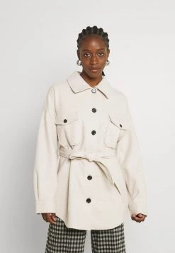 Nly By Nelly MY DEAREST SHACKET - Kurzmantel - Light Beige, Damen