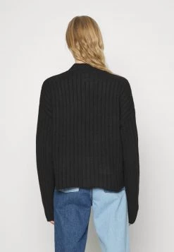 Nly By Nelly BUTTON DETAILED - Strickpullover - Black, Damen -Nly by Nelly Verkaufsladen a3dad751e15e4b3086af9e8977582d61