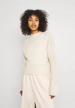 Nly By Nelly CROPPED TURTLE NECK - Strickpullover - Beige, Damen