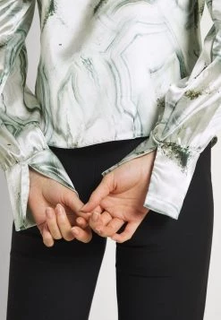 Nly By Nelly Bluse - Green, Damen -Nly by Nelly Verkaufsladen a45e2af050a34f4a9a4a6680c1727873