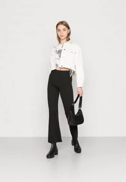 Nly By Nelly REBEL DRAWSTRING - Langarmshirt - Black, White, Damen -Nly by Nelly Verkaufsladen a67b9412689b4a4baf39a796b6fdd028