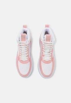 Nly By Nelly HIGHTOP PLATFORM - Sneaker High - White/pink, Damen -Nly by Nelly Verkaufsladen ada31a44b5f140769d6b240bd261715c