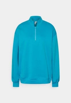 Nly By Nelly HALF ZIP STATEMENT SWEAT - Sweatshirt - Blue, Damen 10 Nly By Nelly HALF ZIP STATEMENT SWEAT - Sweatshirt - Blue, Damen -Nly by Nelly Verkaufsladen b09a4eb6e24e4696aea9867c72aeb5dc