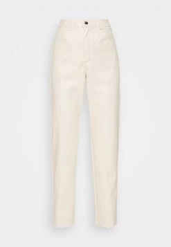 Nly By Nelly HIGH WAIST PANTS - Stoffhose - Beige, Damen -Nly by Nelly Verkaufsladen b19c20bd255747b9bdceeb51107e1230