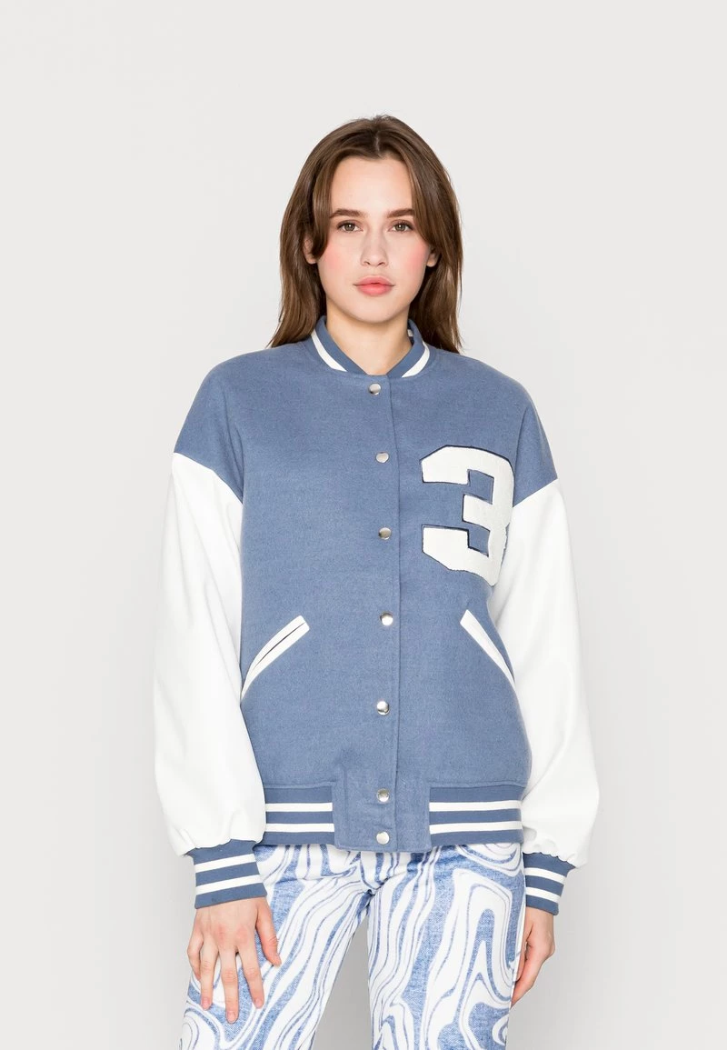 Nly By Nelly VARSITY JACKET - Bomberjacke - Light Blue, Damen 3 Nly By Nelly VARSITY JACKET - Bomberjacke - Light Blue, Damen