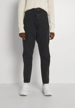 Nly By Nelly HIGH WAIST VINTAGE - Jeans Relaxed Fit - Black, Damen