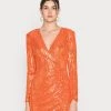 Nly By Nelly MOST WANTED SEQUIN DRESS - Cocktailkleid/festliches Kleid - Orange, Damen -Nly by Nelly Verkaufsladen b3a64fe4c5a0414ea0bf996514f3a68e