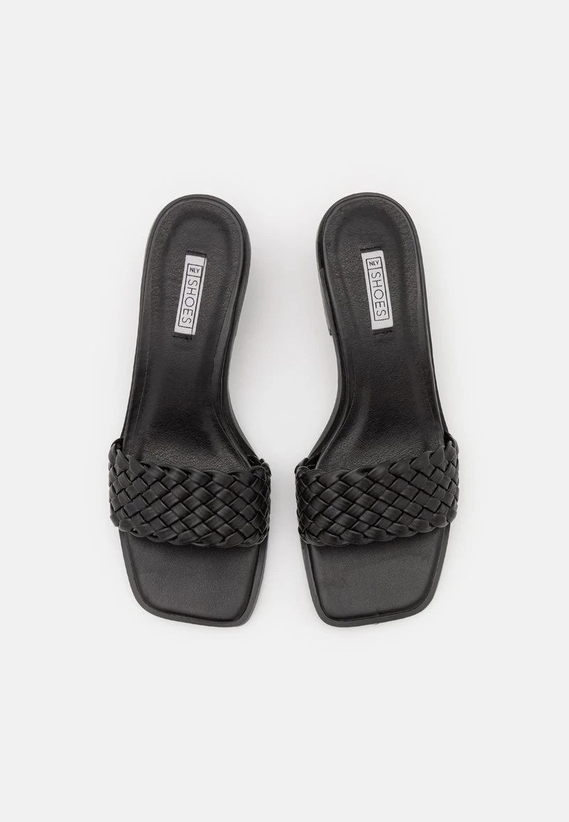 Nly By Nelly BRAIDED SLIP IN - Pantolette Hoch - Black, Damen 8 Nly By Nelly BRAIDED SLIP IN - Pantolette Hoch - Black, Damen – Bild 6