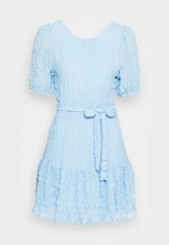 Nly By Nelly OPEN BACK DRESS - Freizeitkleid - Light Blue, Damen -Nly by Nelly Verkaufsladen b6d3f3ac1d3b4d18aba2844a17c08f8c