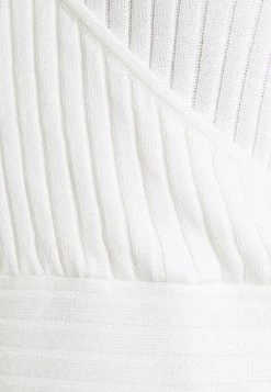 Nly By Nelly CROPPED WRAP - Strickpullover - White, Damen -Nly by Nelly Verkaufsladen b7e84aec675d4ffaa8599d049bb970dd