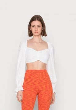 Nly By Nelly AMAZE ME TOP - Bluse - White, Damen