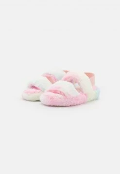 Nly By Nelly BACKSTRAP FLUFFY FLAT - Hausschuh - Multicolor, Damen -Nly by Nelly Verkaufsladen baea6194ba844aaf8f8d58afae6143a0