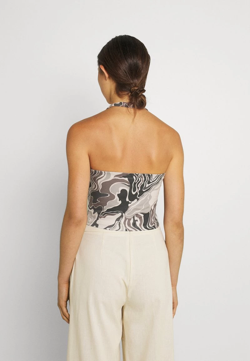 Nly By Nelly HALTERNECK DRAWSTRING - Top - Brown, Damen 5 Nly By Nelly HALTERNECK DRAWSTRING - Top - Brown, Damen – Bild 3