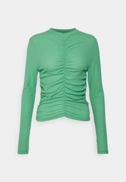 Nly By Nelly FRONT DETAIL SHEER - Langarmshirt - Green, Damen -Nly by Nelly Verkaufsladen bba4c9b5e35d4b3da23f4510e1a3eb93