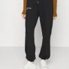 Nly By Nelly EMBROIDERED PANTS - Jogginghose - Black, Damen