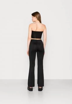 Nly By Nelly STRAP PANTS - Stoffhose - Black, Damen -Nly by Nelly Verkaufsladen bcca0d708d34435ab2fd7e73a16eecce