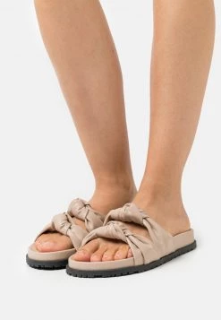 Nly By Nelly DOUBLE TWIST - Pantolette Flach - Beige, Damen