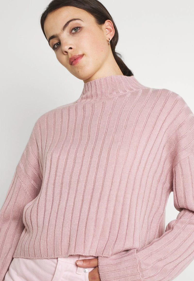 Nly By Nelly CROPPED TURTLE NECK - Strickpullover - Lilac, Damen 6 Nly By Nelly CROPPED TURTLE NECK - Strickpullover - Lilac, Damen – Bild 4