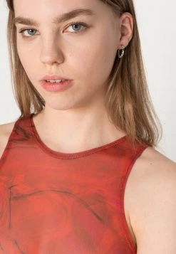 Nly By Nelly HIGH NECK - Top - Red, Damen -Nly by Nelly Verkaufsladen c00088736b2b48c9aa233ceb650cd3e4