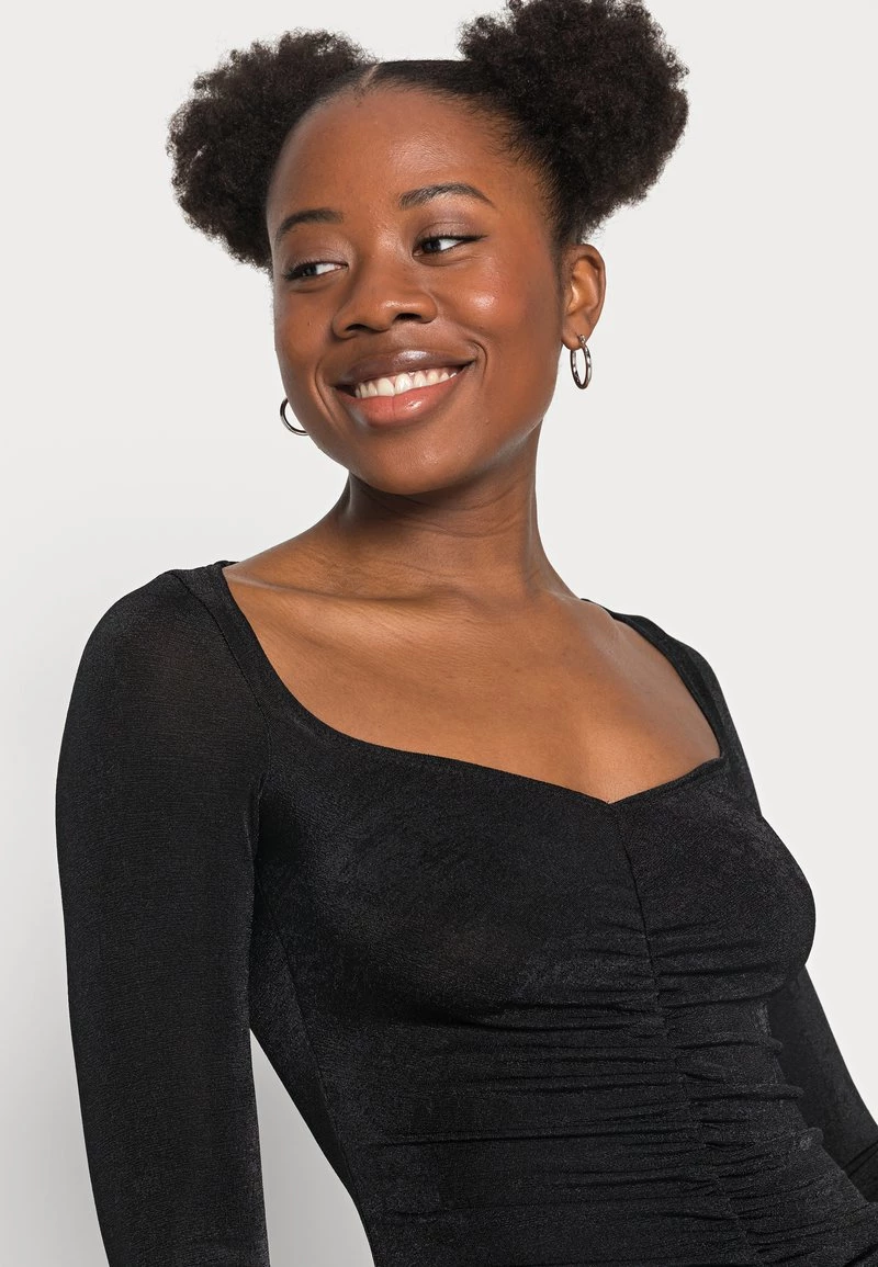 Nly By Nelly RUCHED FRONT DRESS - Cocktailkleid/festliches Kleid - Black, Damen 7 Nly By Nelly RUCHED FRONT DRESS - Cocktailkleid/festliches Kleid - Black, Damen – Bild 5