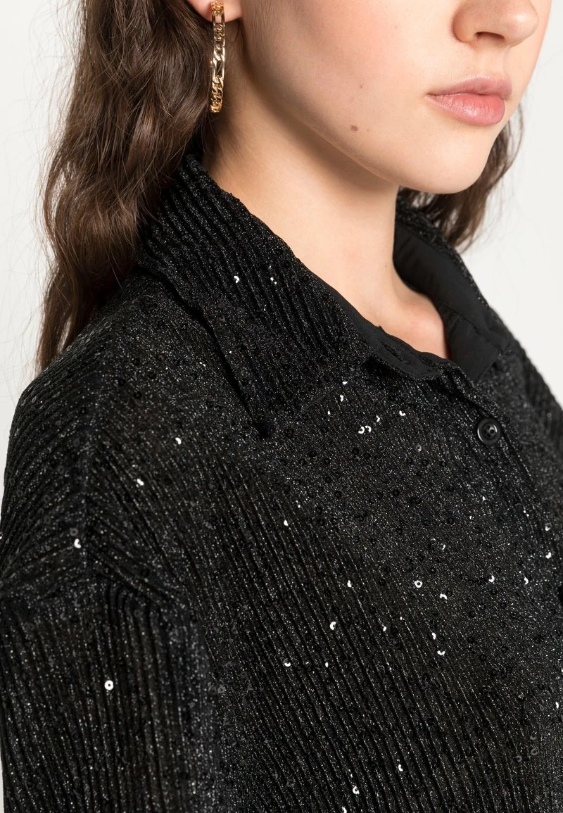 Nly By Nelly BLING ME SEQUIN - Hemdbluse - Black, Damen 7 Nly By Nelly BLING ME SEQUIN - Hemdbluse - Black, Damen – Bild 5