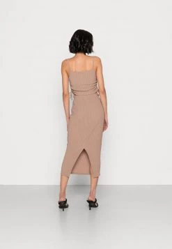 Nly By Nelly STRUCTURE LONG SKIRT - Maxirock - Nougat, Damen -Nly by Nelly Verkaufsladen c69016302e844c3f8fdc44165236803a