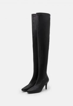 Nly By Nelly SPEECHLESS THIGH BOOT - Overknees - Black, Damen -Nly by Nelly Verkaufsladen c84e697c43f04251a39709e1629c5167