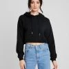 Nly By Nelly BOX HOODIE - Kapuzenpullover - Black, Damen -Nly by Nelly Verkaufsladen ce92408e754d491081de497bfcd430ad