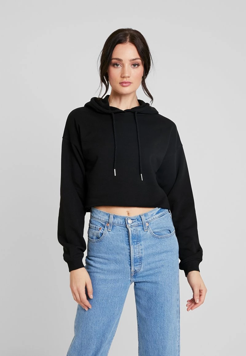 Nly By Nelly BOX HOODIE - Kapuzenpullover - Black, Damen 3 Nly By Nelly BOX HOODIE - Kapuzenpullover - Black, Damen