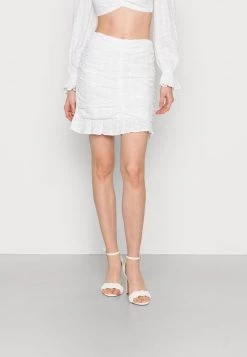 Nly By Nelly AMAZE ME SKIRT - Minirock - White, Damen