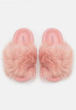 Nly By Nelly FLUFFY SLIDER - Pantolette Flach - Pink, Damen -Nly by Nelly Verkaufsladen d02753631b1f47b5bb206bfb51a8f028