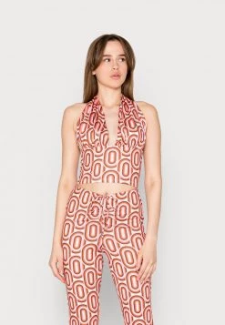 Nly By Nelly TIE HALTERNECK - Top - Print, Damen