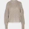 Nly By Nelly PUFF UP SLEEVE KNIT SWEATER - Strickpullover - Beige, Damen 2 Nly By Nelly PUFF UP SLEEVE KNIT SWEATER - Strickpullover - Beige, Damen -Nly by Nelly Verkaufsladen d75318a4c535473385e118288026b994