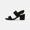Nly By Nelly CASUAL LOW BLOCK - Riemensandalette - Black, Damen -Nly by Nelly Verkaufsladen d77497f19a1e46348db0bbfa719ffd44