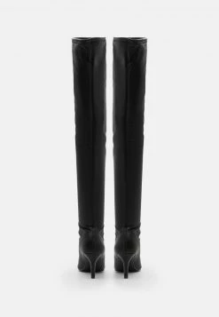Nly By Nelly SPEECHLESS THIGH BOOT - Overknees - Black, Damen -Nly by Nelly Verkaufsladen d8594f5cc7644bedbd18362f8aebef1c