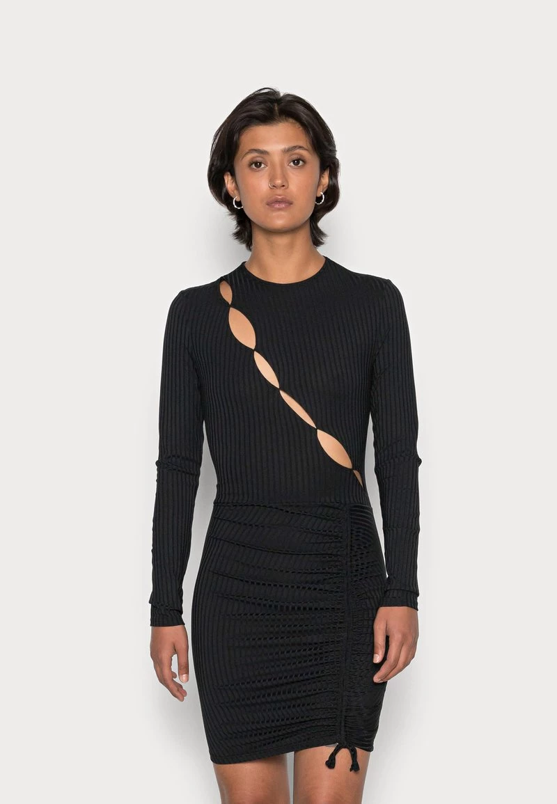 Nly By Nelly PEEK DRESS - Jerseykleid - Black, Damen 3 Nly By Nelly PEEK DRESS - Jerseykleid - Black, Damen