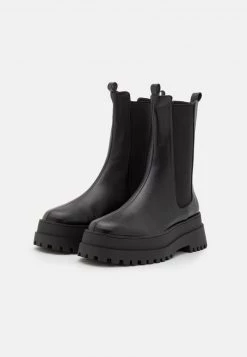Nly By Nelly SAVAGE CHELSEA BOOT - Plateaustiefelette - Black, Damen -Nly by Nelly Verkaufsladen d95e939ac97e4341b424e1ca6a42044b