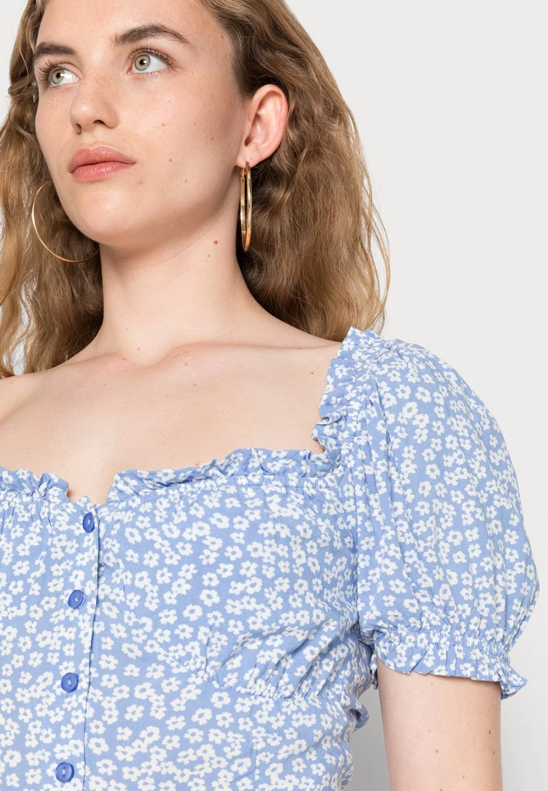 Nly By Nelly FLIRTY BUTTON BLOUSE - Bluse - Blue, Damen 7 Nly By Nelly FLIRTY BUTTON BLOUSE - Bluse - Blue, Damen – Bild 5