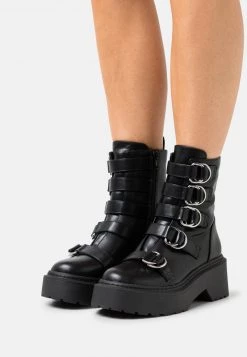 Nly By Nelly CALM COLLECTED BOOTS - Plateaustiefelette - Black, Damen