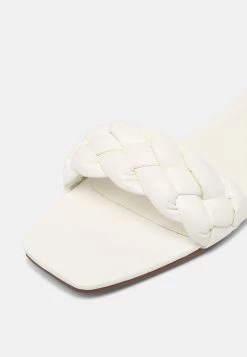 Nly By Nelly BRAIDED FLAT - Pantolette Flach - White, Damen -Nly by Nelly Verkaufsladen e0a6b47274b3471ca2614ed178603332