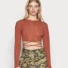Nly By Nelly CROP SHEER TOP - Strickpullover - Rust, Damen 2 Nly By Nelly CROP SHEER TOP - Strickpullover - Rust, Damen -Nly by Nelly Verkaufsladen e351baa2794341a08cf8ce6a710acfa6