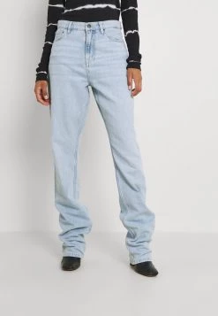 Nly By Nelly CHEEKY FIT LONG LEG - Jeans Straight Leg - Blue, Damen