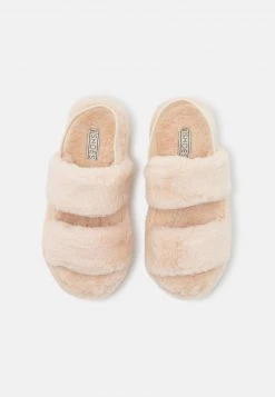 Nly By Nelly BACKSTRAP FLUFFY FLAT - Hausschuh - Beige, Damen -Nly by Nelly Verkaufsladen e788f373db5f4dfcb631af77b4e18883