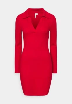 Nly By Nelly TOO GOOD COLLAR DRESS - Freizeitkleid - Red, Damen