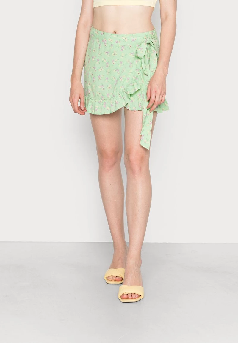 Nly By Nelly LOW WAIST FLOUNCE SKIRT - Minirock - Multi Coloured, Damen 3 Nly By Nelly LOW WAIST FLOUNCE SKIRT - Minirock - Multi Coloured, Damen